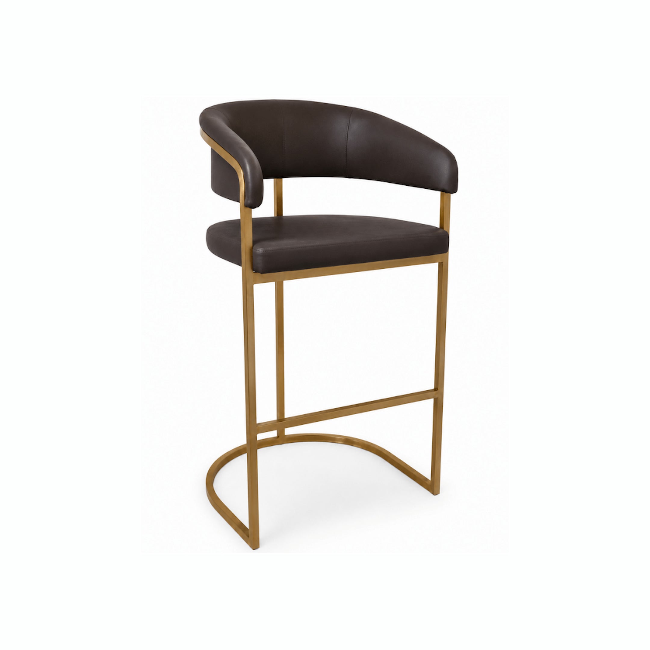 Banco Bar Grido Coffee Leather