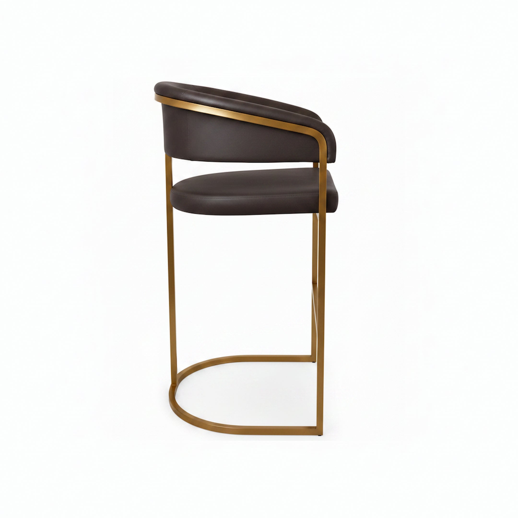 Banco Bar Grido Coffee Leather