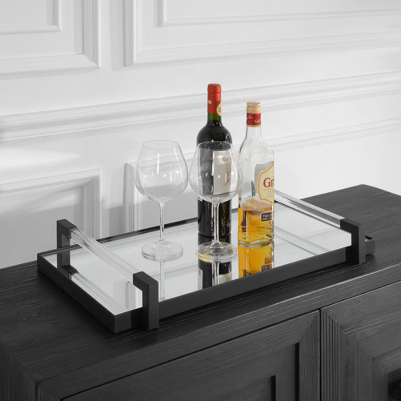 Charola Black Tray