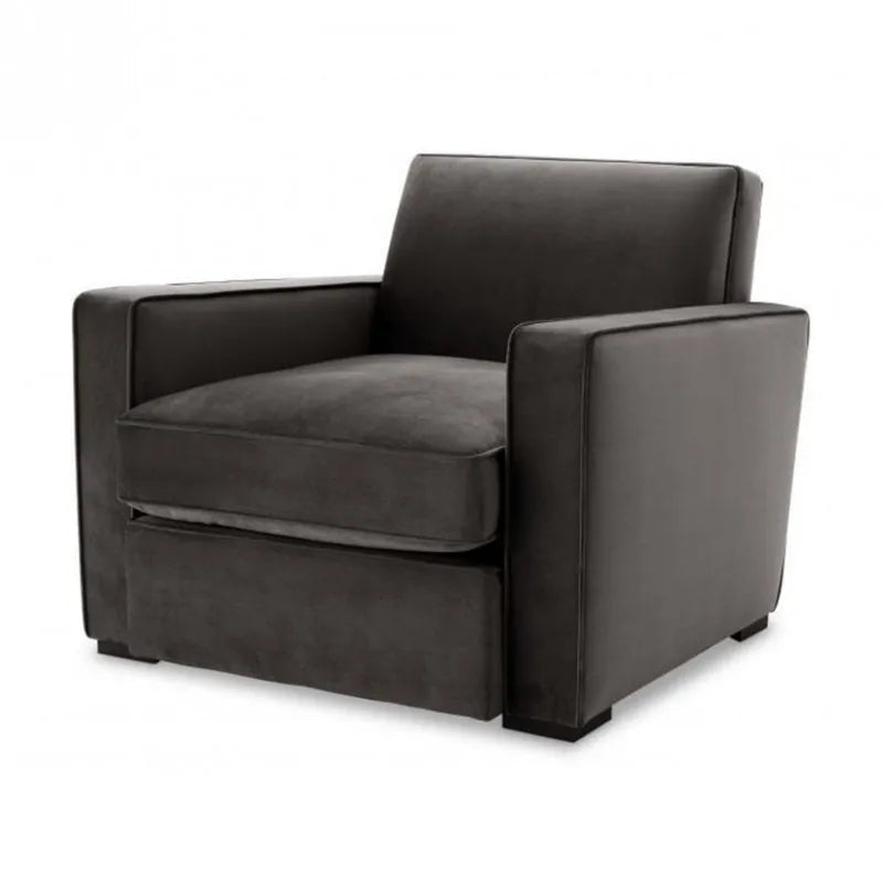 Silla de Acento Leon Gray