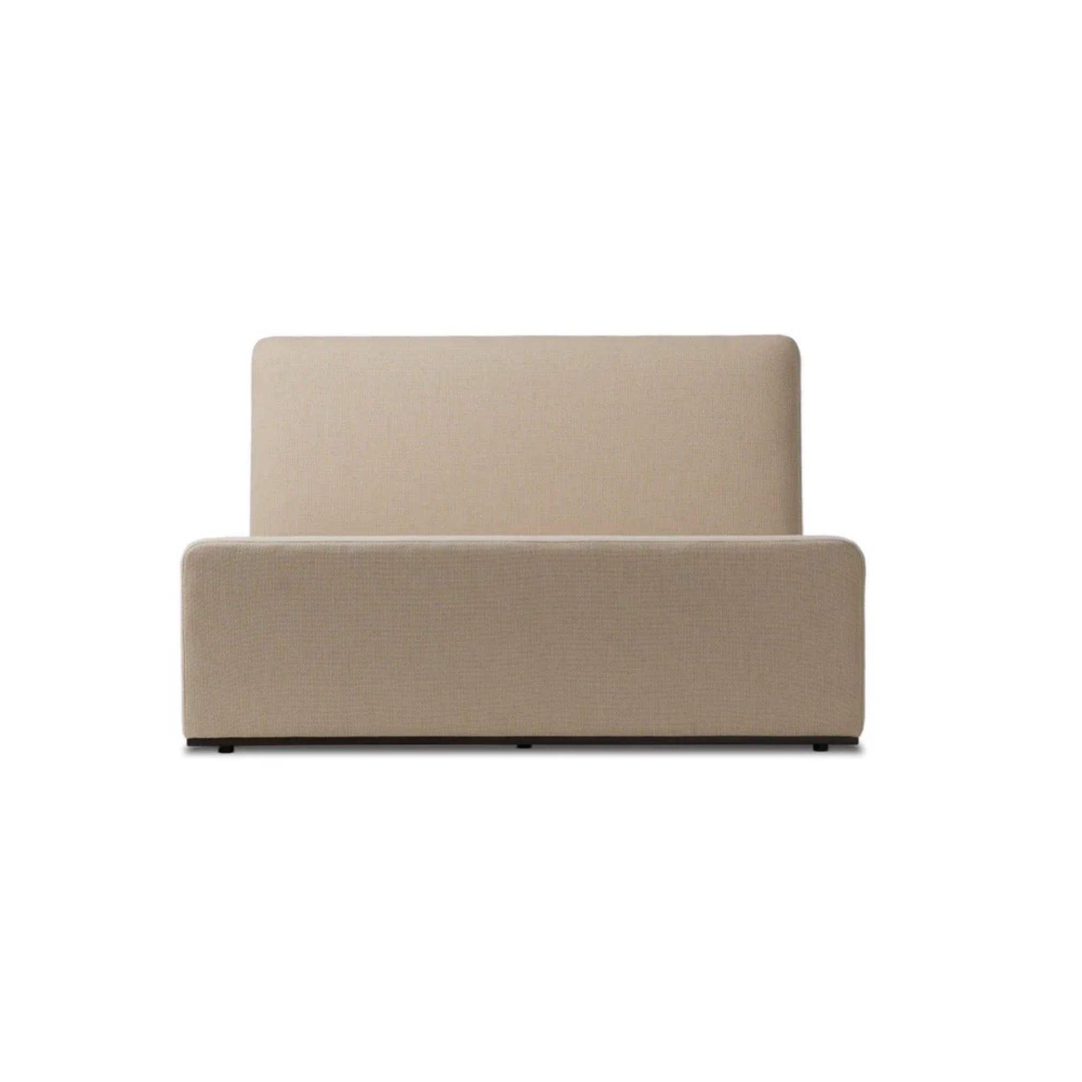Cama king Carter beige