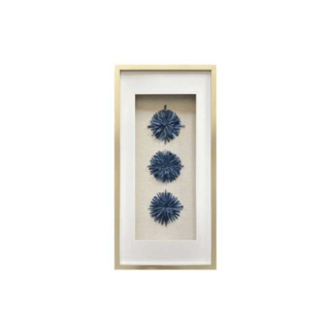 Blue Mineral Canvas