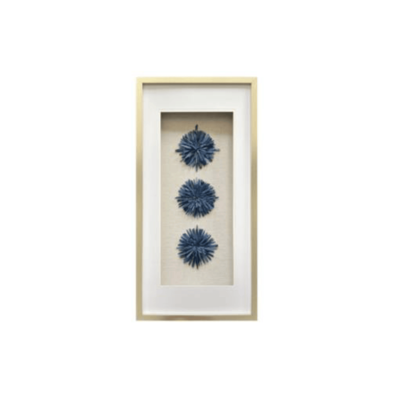 Blue Mineral Canvas
