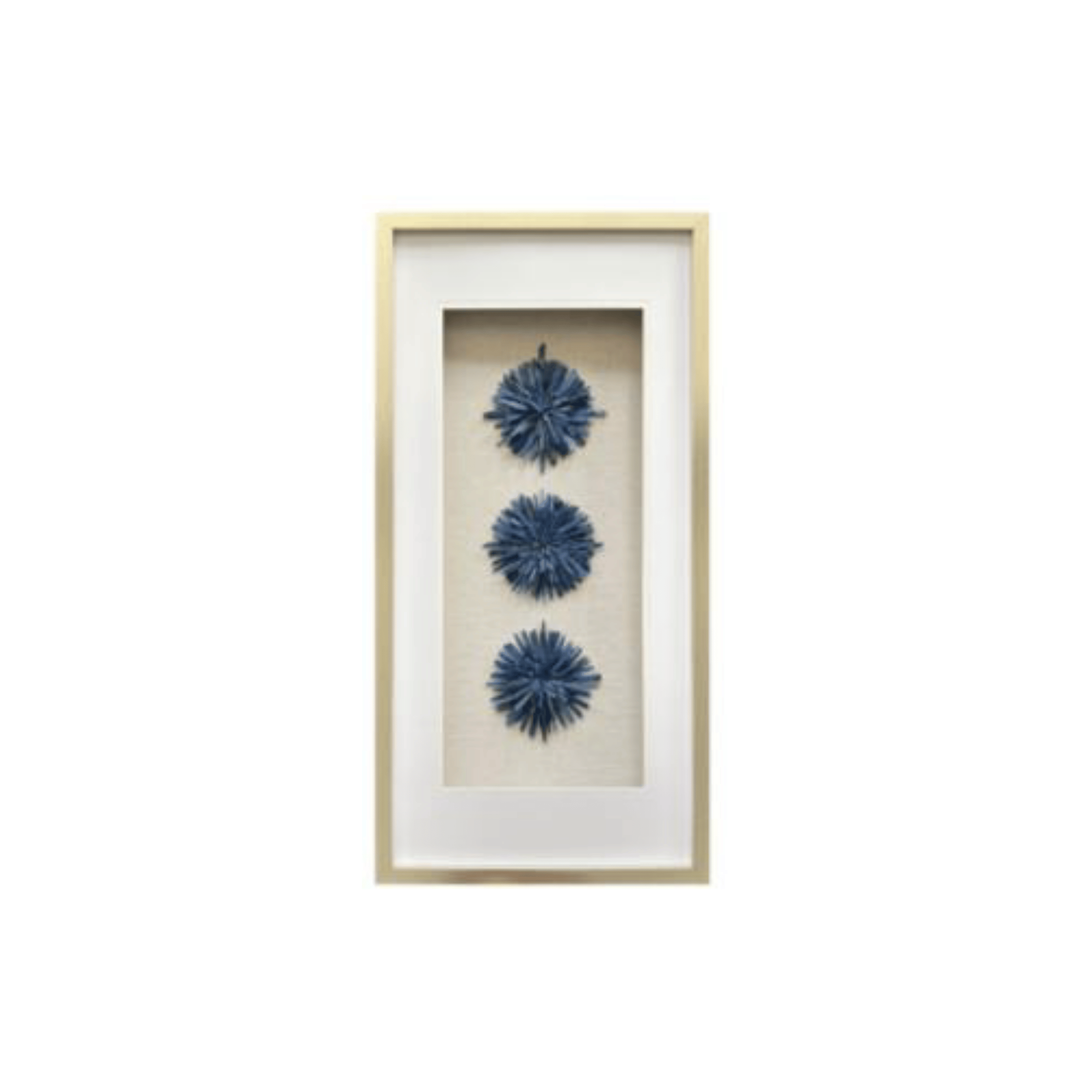 Blue Mineral Canvas