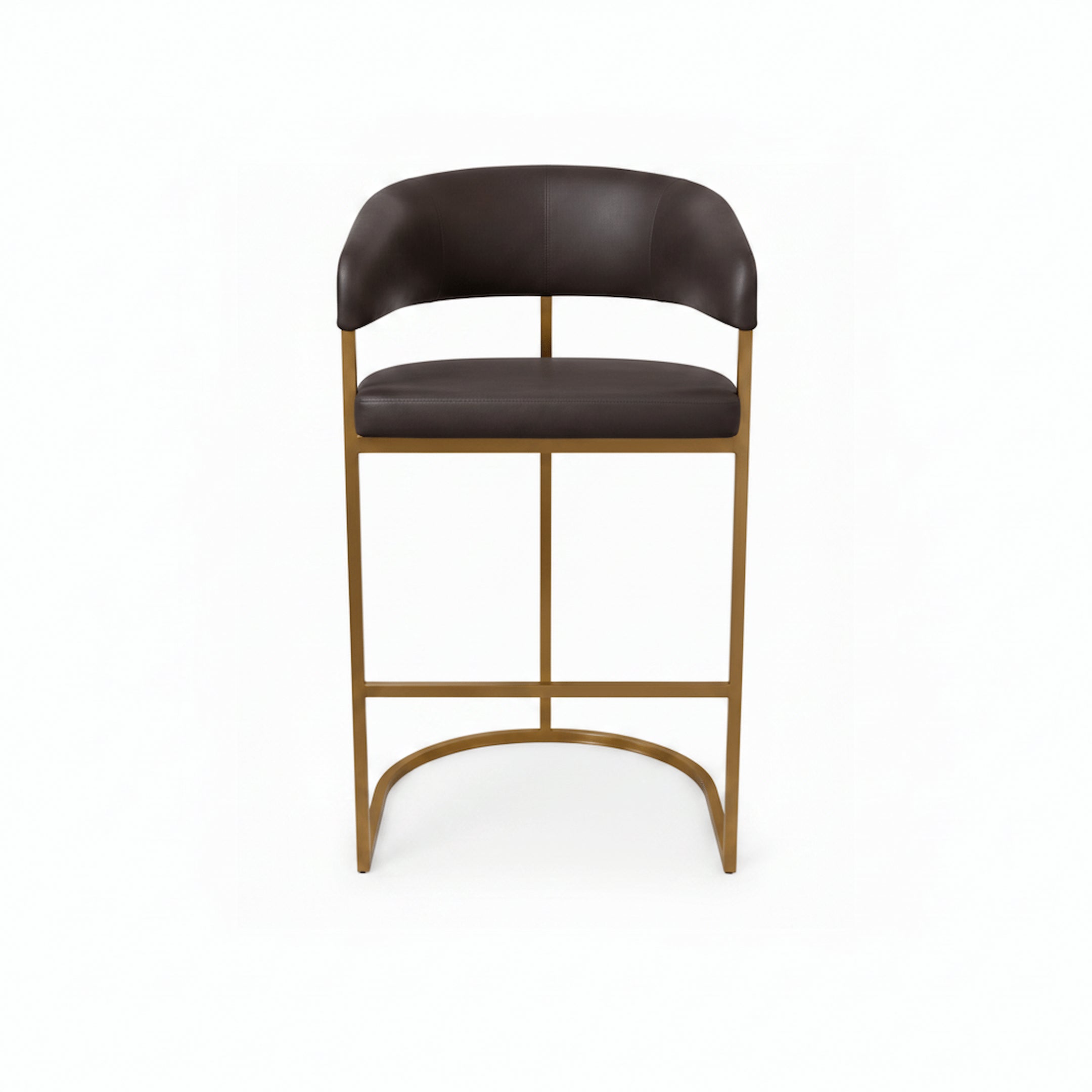 Banco Bar Grido Coffee Leather