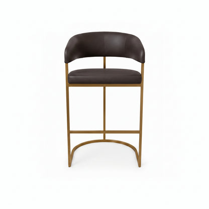Banco Bar Grido Coffee Leather