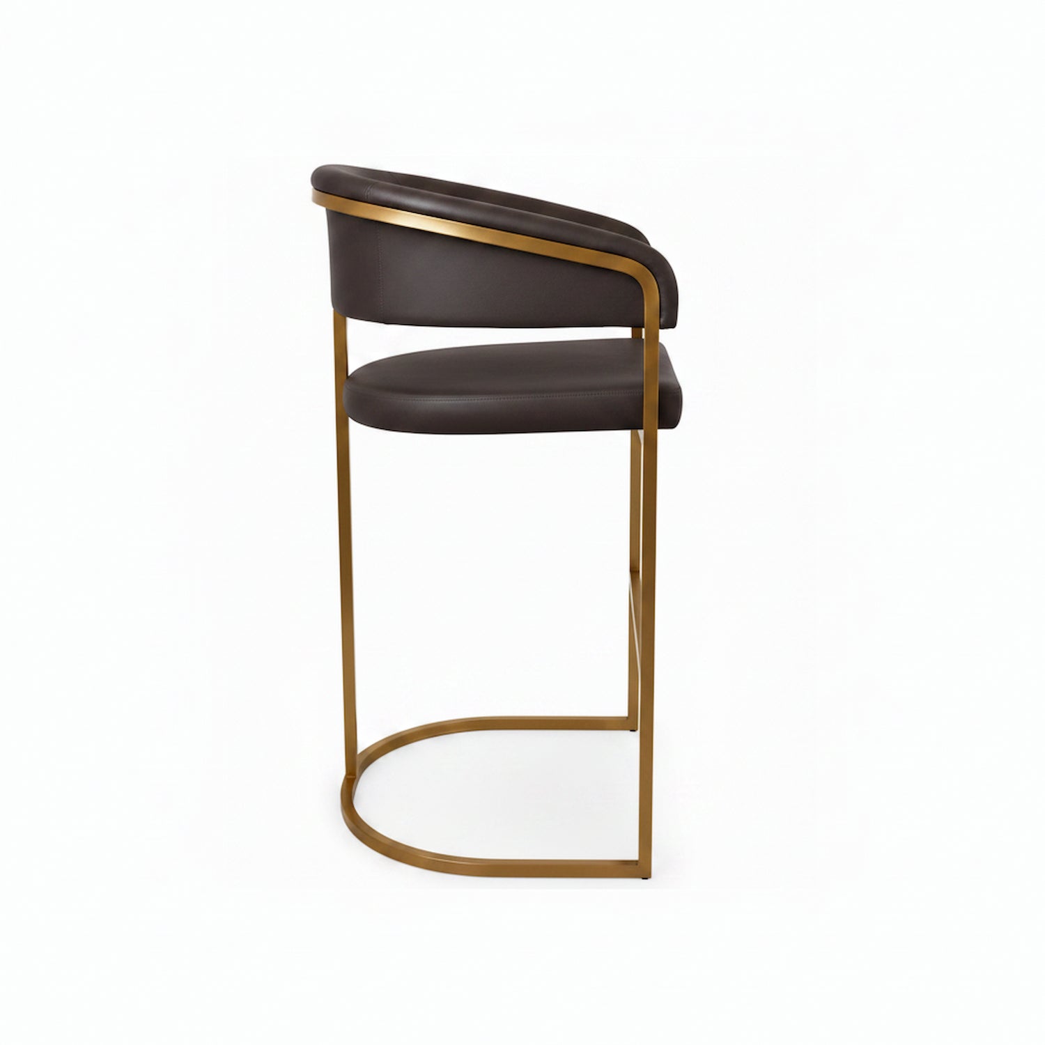 Banco Bar Grido Coffee Leather