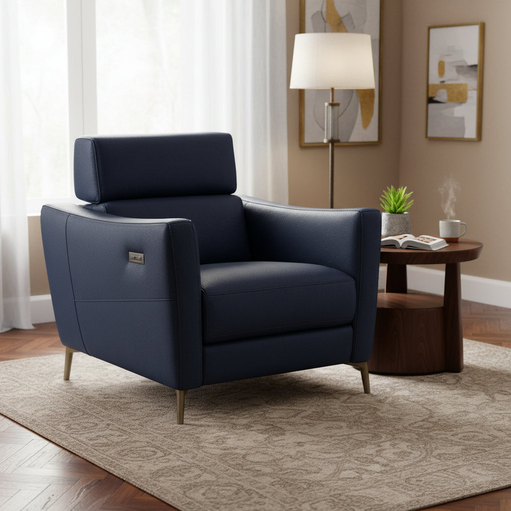 Silla de Acento Blue Stone