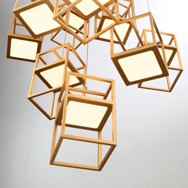 Candil Golden Cubism