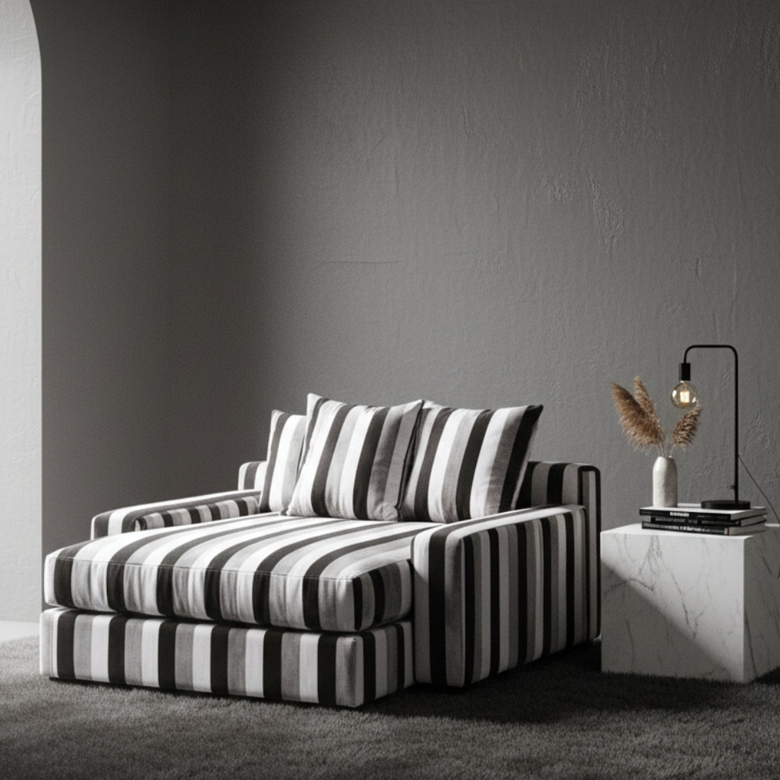 Silla Chaise Pewter