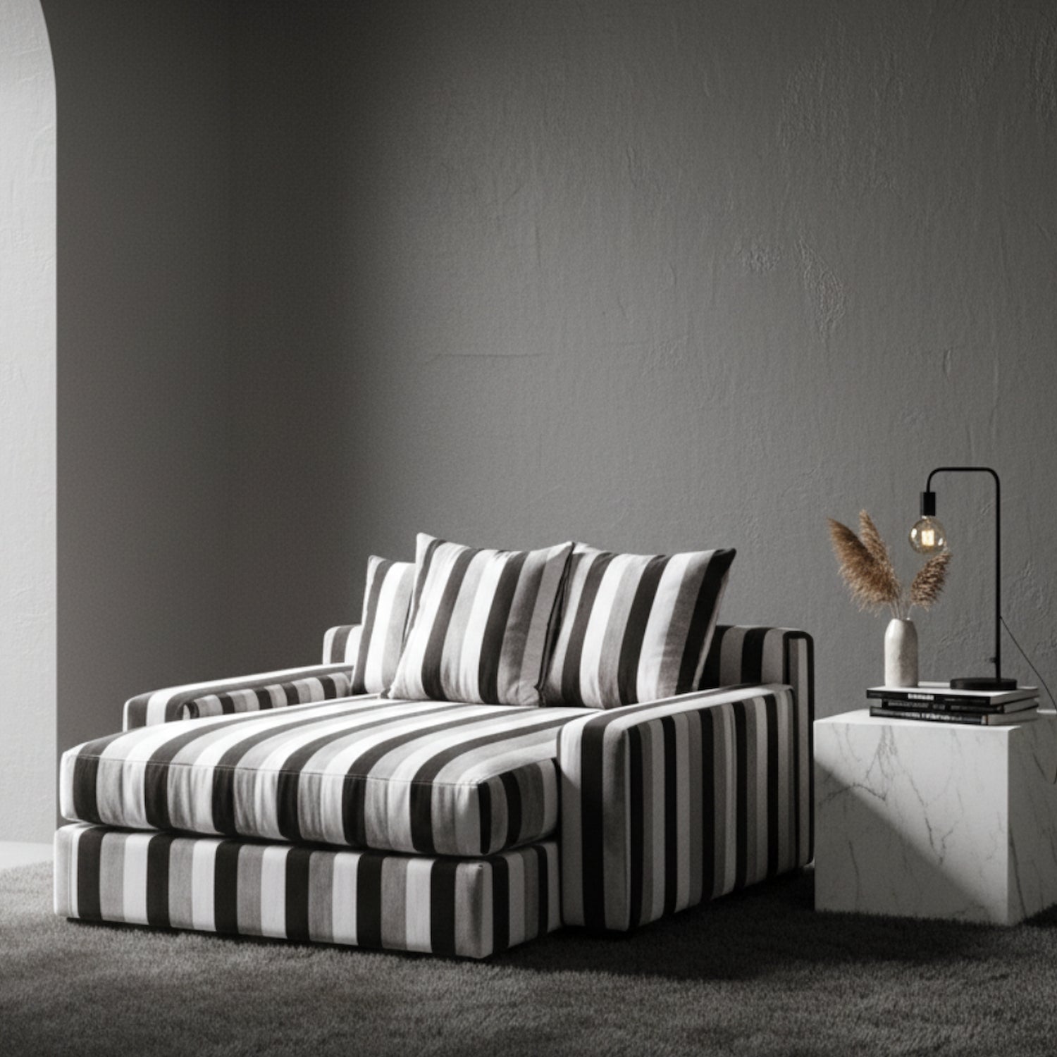 Silla Chaise Pewter