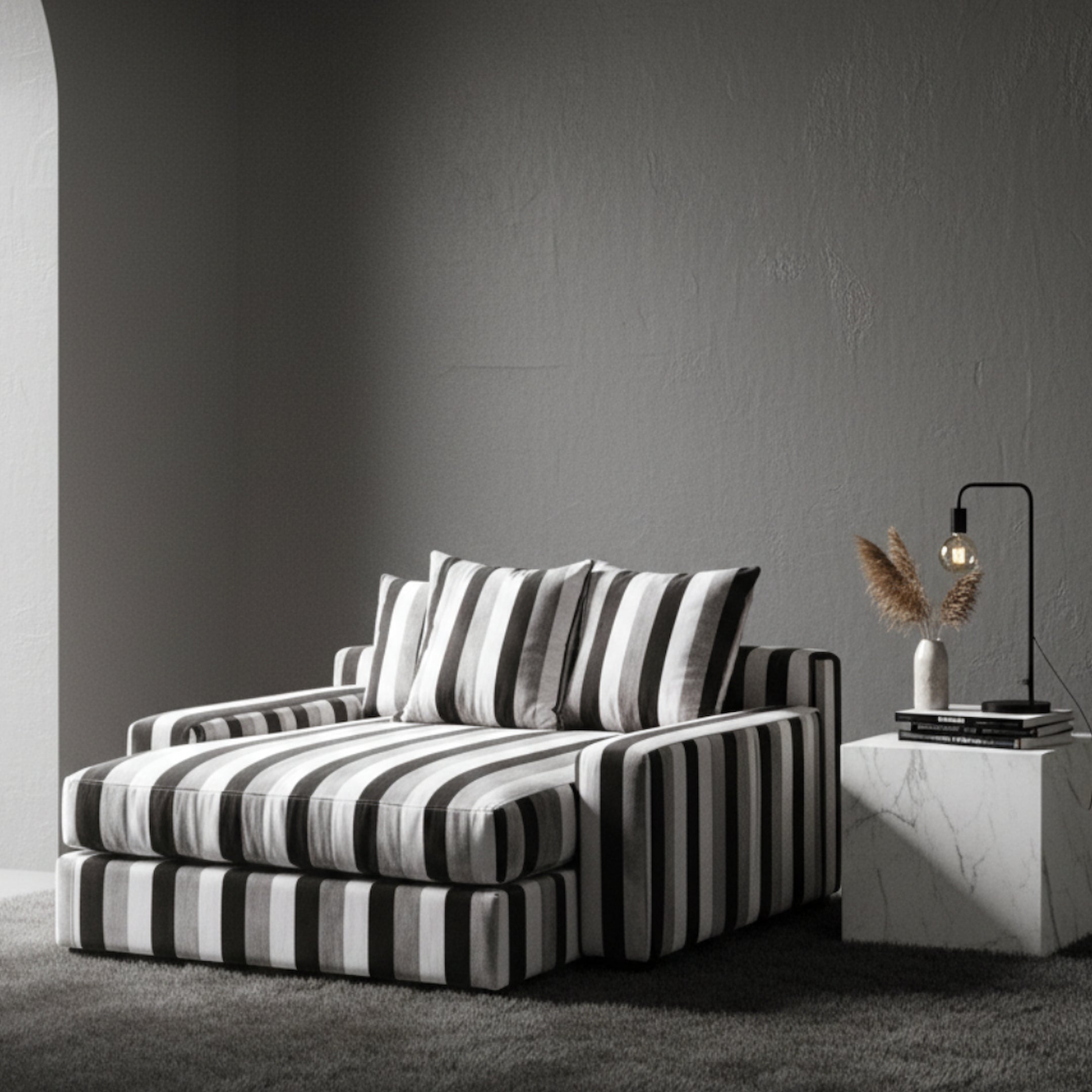 Silla Chaise Pewter