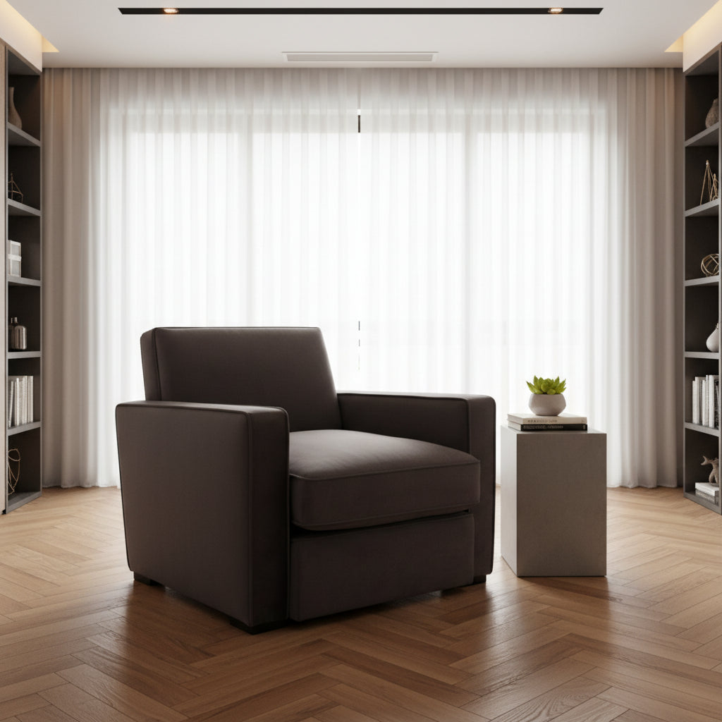 Silla de Acento Leon Gray