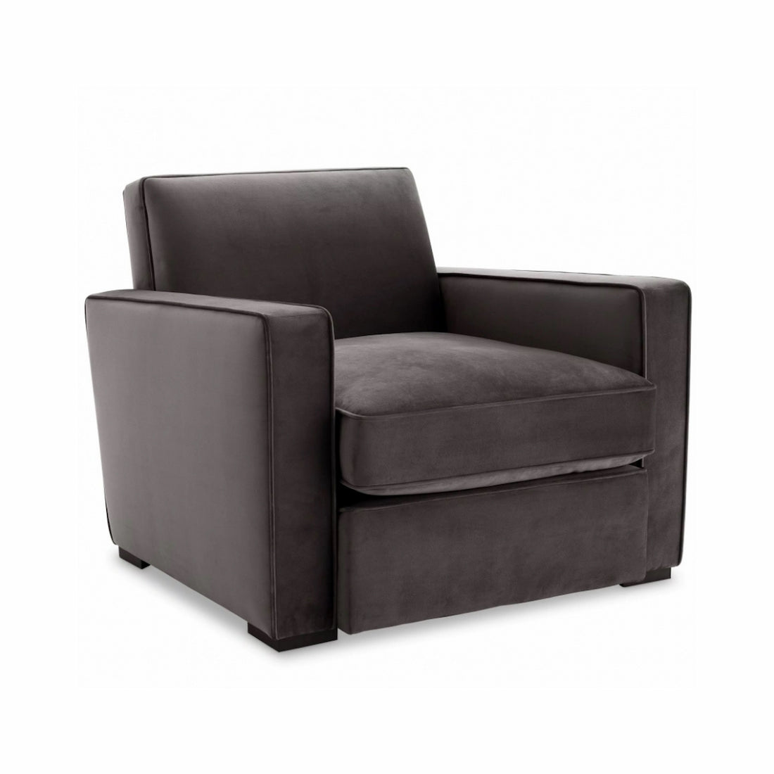 Silla de Acento Leon Gray