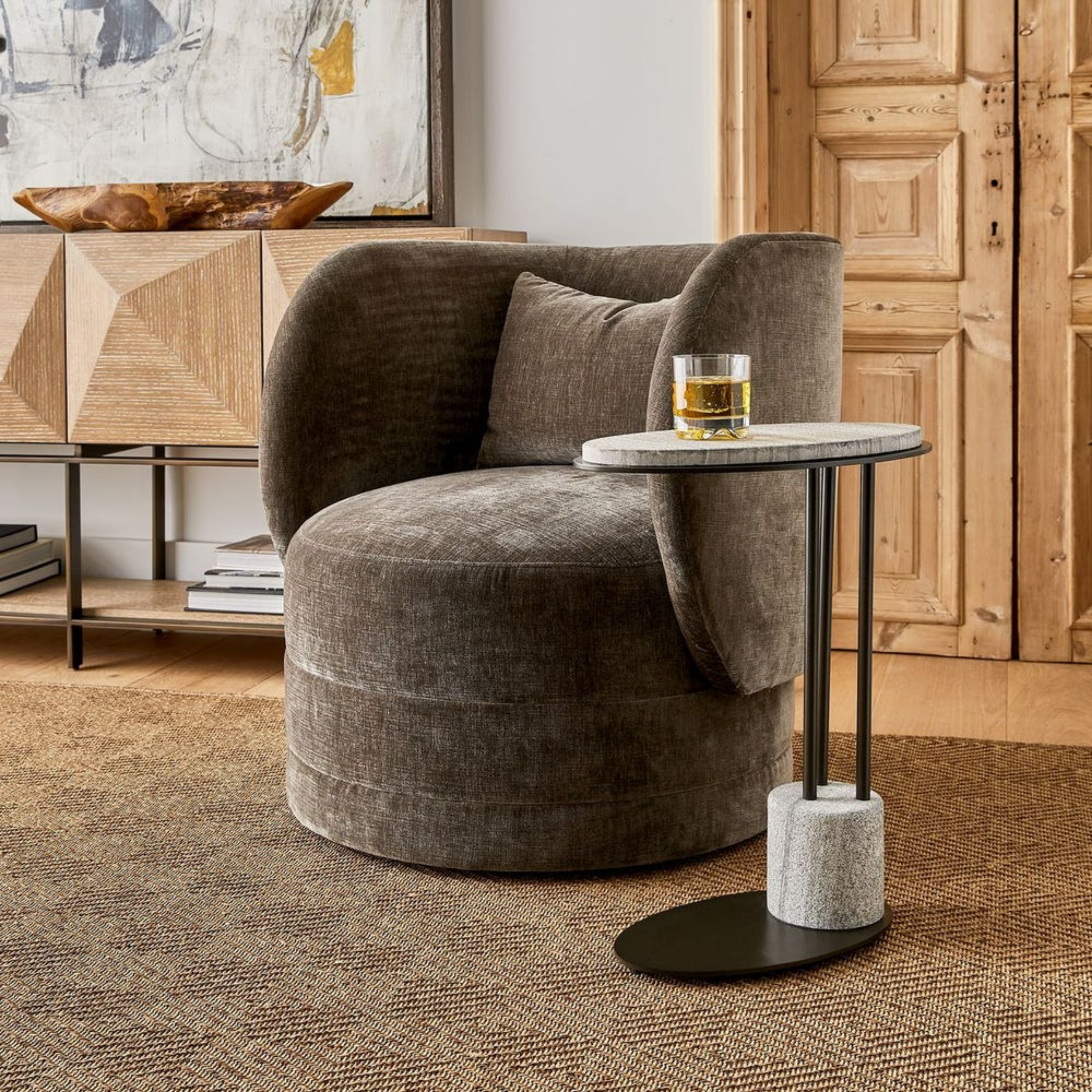 Mesa de Acento Oval