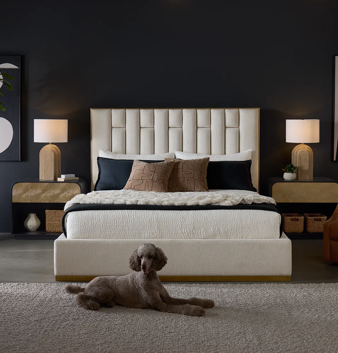 Ivory King Bed
