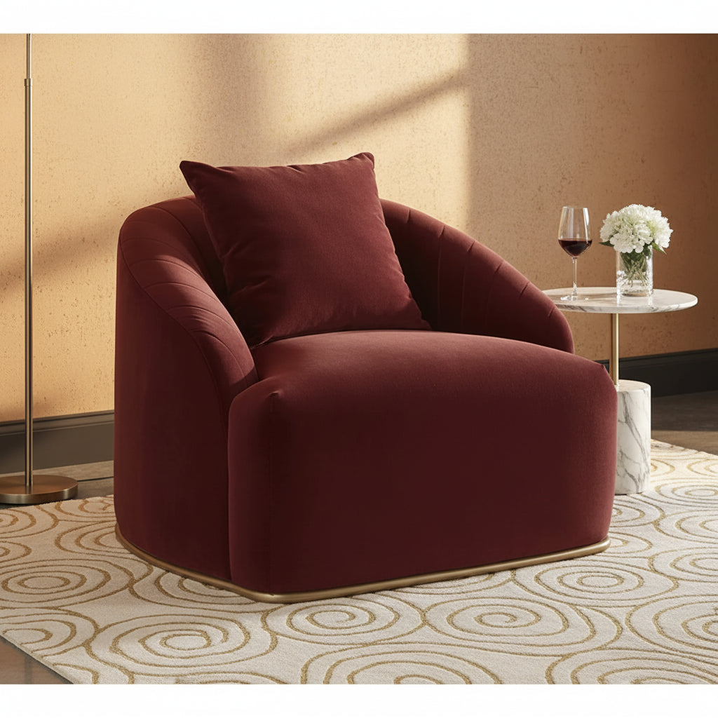 Silla de Acento Red Wine