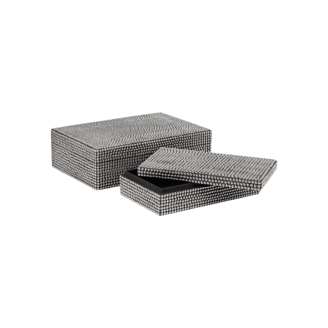 Set de 2 Cajas Silver Dots