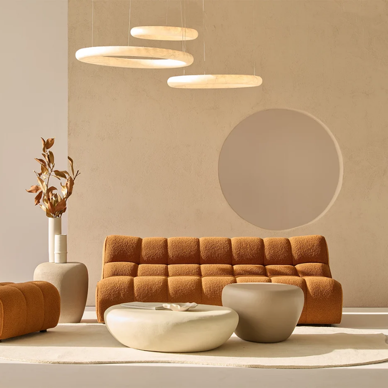 White Pebble Coffee Table