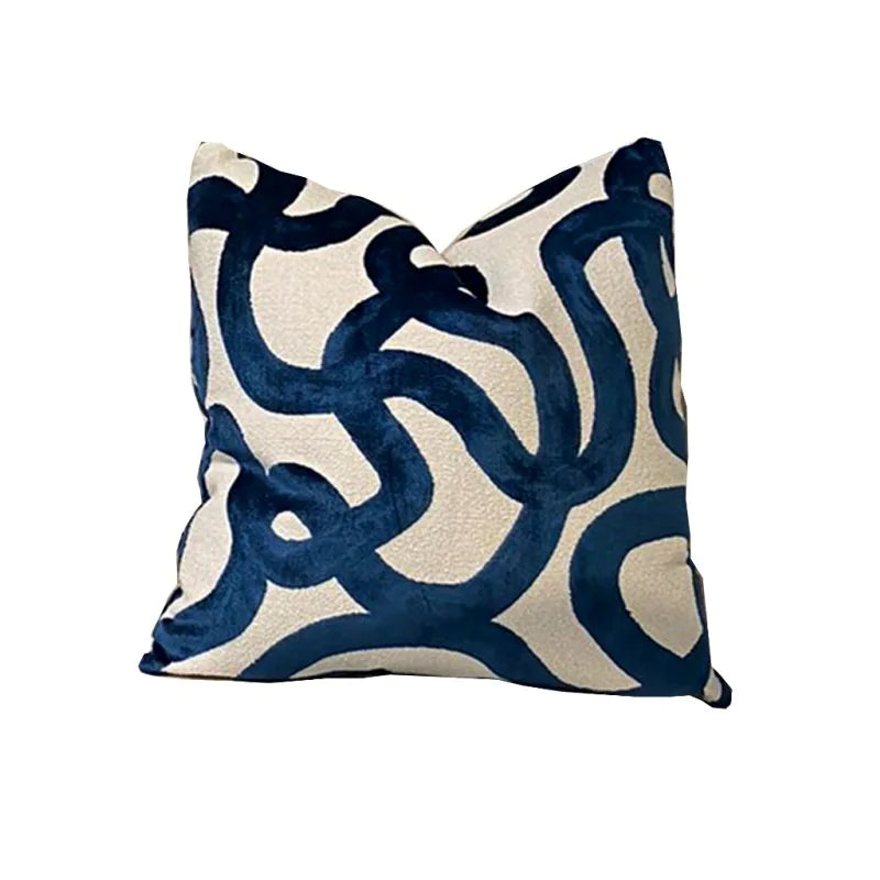 Cojín Blue Spiral