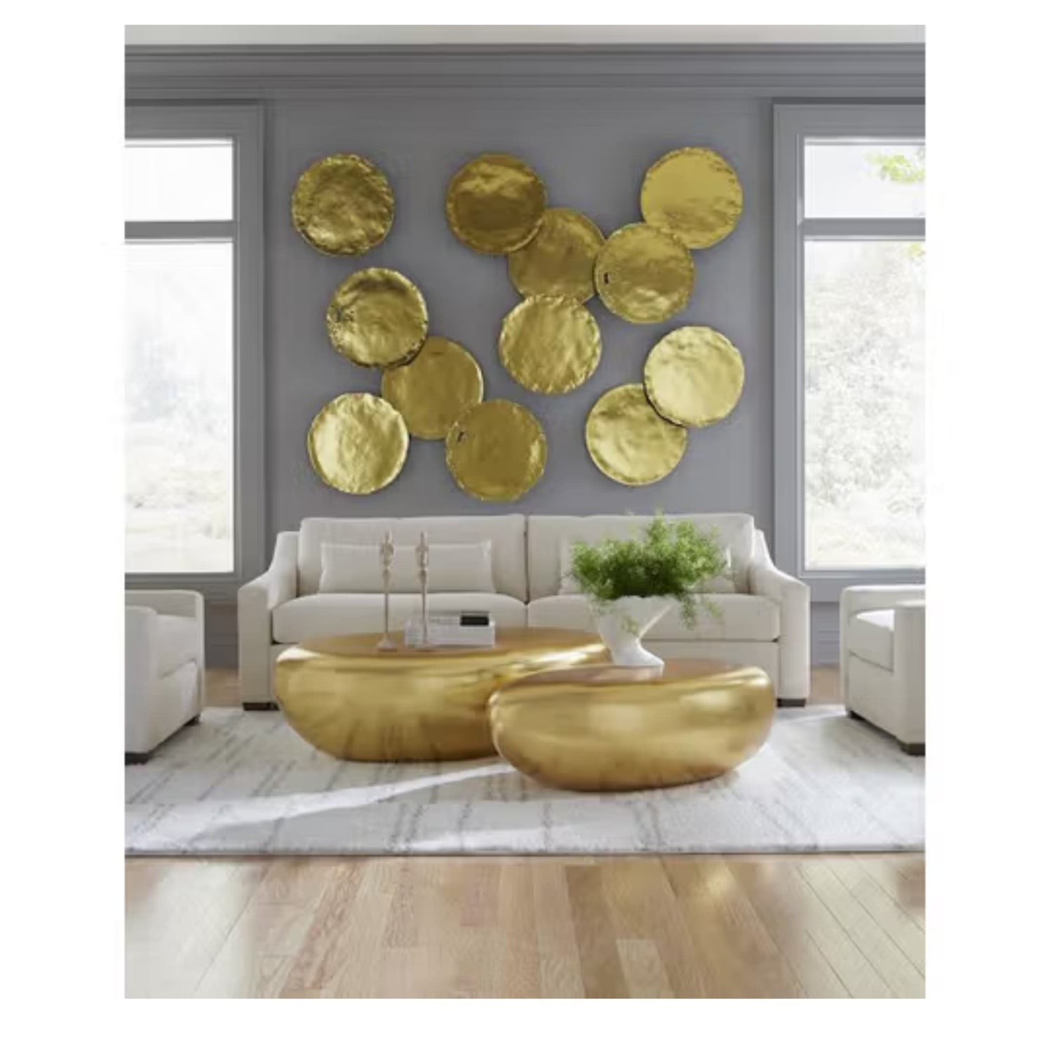 Mesa Pebble Dorada